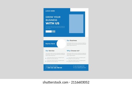 Corporate Business Flyer Template, Digital Marketing Agentur Flyer, Business Marketing Flyer Set, erweitern Ihr Business Digital Marketing neues Flyer, Poster, Print-ready.