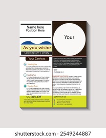  Corporate Business flyer template, Flyer Template Geometric shape used for business poster layout, business flyer template with minimalist layout, Creative corporate business flyer template,