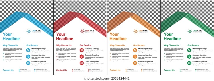 Corporate business flyer template, Professional Minimal Corporate | Invoice and modern Corporate Business with Eye-Catching Flyers Template Design Graphic. Set to print with vector