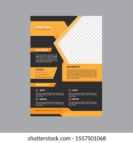 Corporate Business Flyer Template Vector 