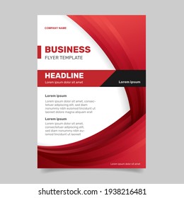 Corporate business flyer template . -  Vector.