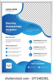 Corporate Business flyer template vector design, Print Ready Marketing Flyer design, A4 Flyer Design,  Minimal Vector Templates, marketing, business proposal, promotion, advertise, publication, cover 