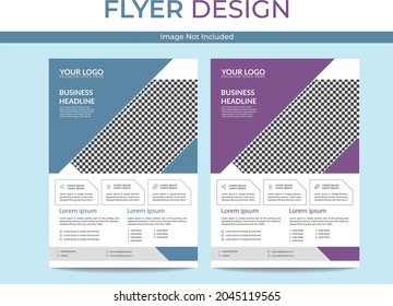 Corporate Business flyer template vector design. Business poster design template