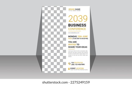 Corporate business flyer template. Business vector flyer design.