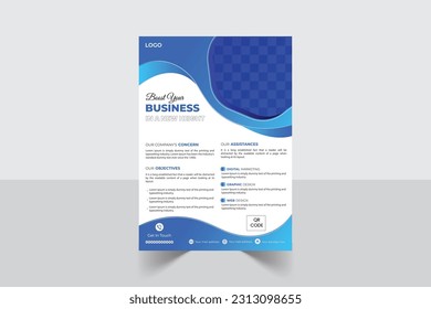 Corporate Business Flyer Template Vector Design Fully Editable Abstract Layered Organized Design For Your Business Advertisement