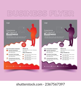 Corporate Business flyer template vector design for Brochure, Poster, Corporate Presentation, Flyer, modern  layout  with minimalist layout , size A4