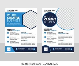 Projeto vetorial de modelo de folheto de negócios corporativos, Projeto de folheto, folheto em A4 com cor bonita, publicação, modelo de folheto de negócios moderno, modelo de folheto Forma natural usada para poster de negócios