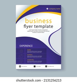 Corporate business flyer templates design vector