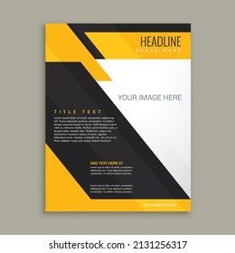 Corporate business flyer templates design vector