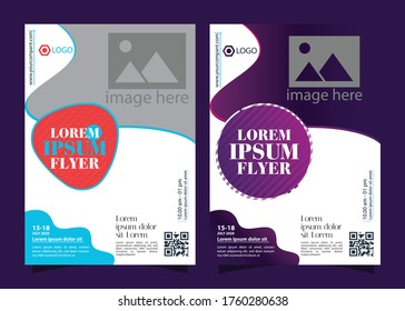 Corporate business flyer templates Vector