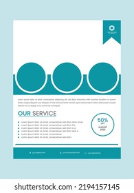 Corporate Business Flyer, Vektordesign