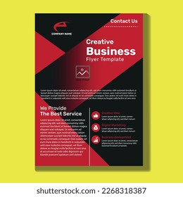 Corporate Business Flyer, Vektorflyer-Vorlage,