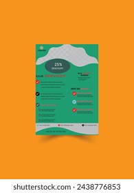 Corporate business flyer,marketing,advirtise, publication,promotion,business proposal,template design .Perfeect for creative professional business.It company flyer and editable .