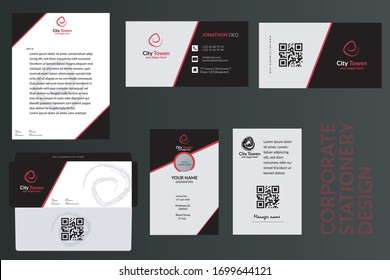 Corporate Business Identity template design stationery Vector with multipurpose usages 