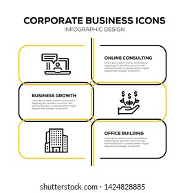 CORPORATE BUSINESS AND ILLUSTRATION ICON CONCEPT