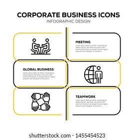 CORPORATE BUSINESS AND ILLUSTRATION ICON CONCEPT