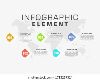 Corporate Business Infographic Element Premium Vector