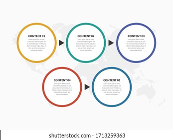 Corporate Business Infographic Element Premium Vector