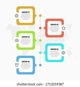 Corporate Business Infographic Element Premium Vector
