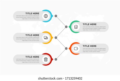 Infografik-Vektorillustration für Unternehmenslösungen Premium