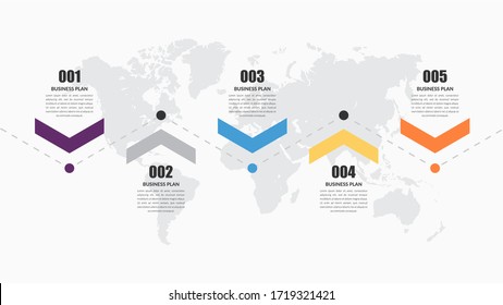 Corporate Business Infographic Element Premium Vector
