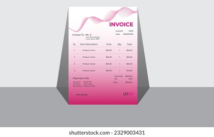 Corporate Business Invoice Design Template