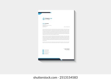 Corporate and Business Latter Head Template, Business latter head Pad Design. creative business card, creative letterhead design set a4 size corporate company Latter Head