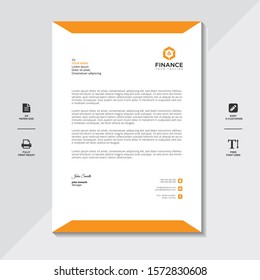 Corporate Business Letterhead Template Design full Vector.