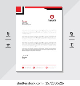 Corporate Business Letterhead Template Design full Vector.