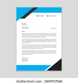 Corporate Business Letterhead Template Design