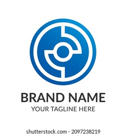 Corporate business logo creative view.