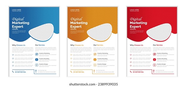 corporate business marketing flyer design, business advertising vector abstract leaflet design layout, business proposal, promotion, advertise, publication, cover , a4 format flyer for business advert