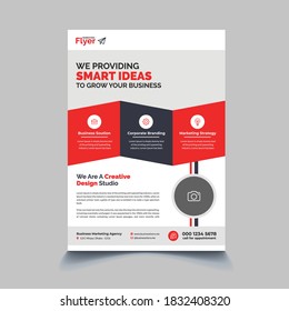 Corporate Business Marketing Flyer Template Design