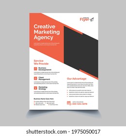 Corporate Business Marketing Flyer Template Design