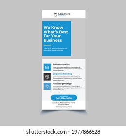 Corporate Business Marketing Roll Up Banner Template Design