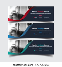 corporate business modern banner template