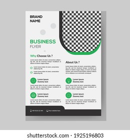 Corporate business modern creative flyer design template for your business