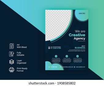 Plantilla de viajero moderno para empresas. Diseño de folletos, diseño moderno de portada, informe anual, afiche, volante