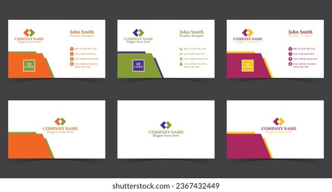 Corporate business name card. Business card design. Name card design. Business card template