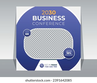 Corporate business Post design template  promotion, business proposal, marketing, publication advertising 