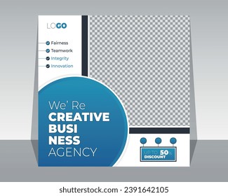 Corporate business Post design template  promotion, business proposal, marketing, publication advertising 