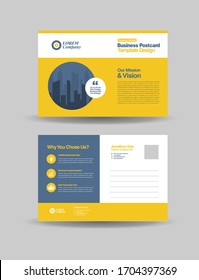 Corporate Business Postcard Design | Direct Mail Invitation Card Design