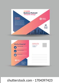 Corporate Business Postcard Design | Direct Mail Invitation Card Design