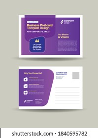 Corporate Business Postcard Design , Save The Date Invitation Card , Direct Mail EDDM Design