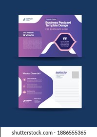 Corporate Business Postcard Design or Save The Date Invitation Card or Direct Mail EDDM Design  