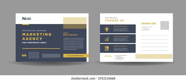 Corporate Business Postcard Design or Save The Date Invitation Card  or Direct Mail EDDM Design 