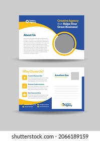 Corporate Business Postcard Design or Save The Date Invitation Card  or Direct Mail EDDM Design 