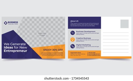 Corporate Business Postcard Design Template