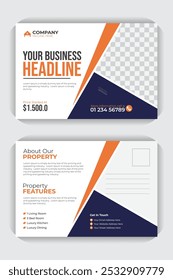 Corporate business postcard or EDDM template professional corporate business postcard design for your business
