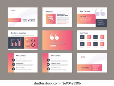 Corporate Business Presentation Guide Brochure Template